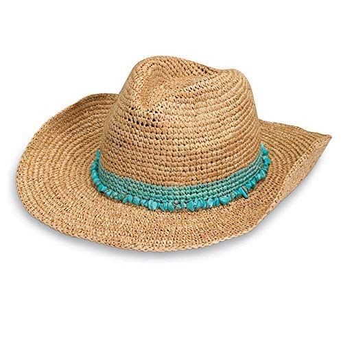 Wallaroo Hat Company Women's Tahiti Cowboy Sun Hat - Adjustable Fit