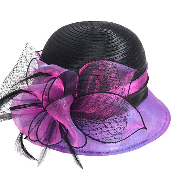 Sweet Cute Cloche Oaks Church Dress Bowler Derby Wedding Hat Party S606-A