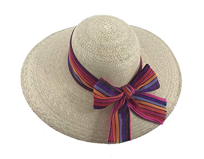 Palmoro The Original DAMA Lady's Moreno Palm Straw Sun Hat