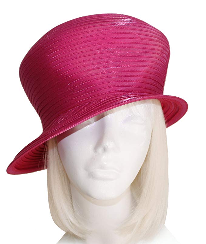 THE RED HAT SOCIETY® Shop by Luke Song Satin-CRIN Bubble Cloche Hat Body - 3 Colors (Untrimmed Hat ONLY) 120