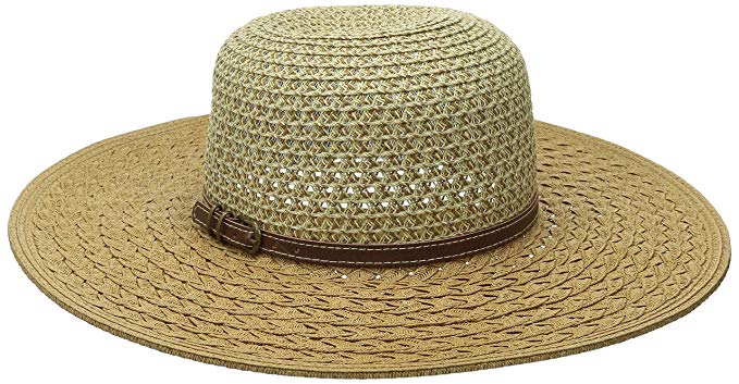 San Diego Hat Company Women's Ultrabraid Ombre Sun Brim Hat