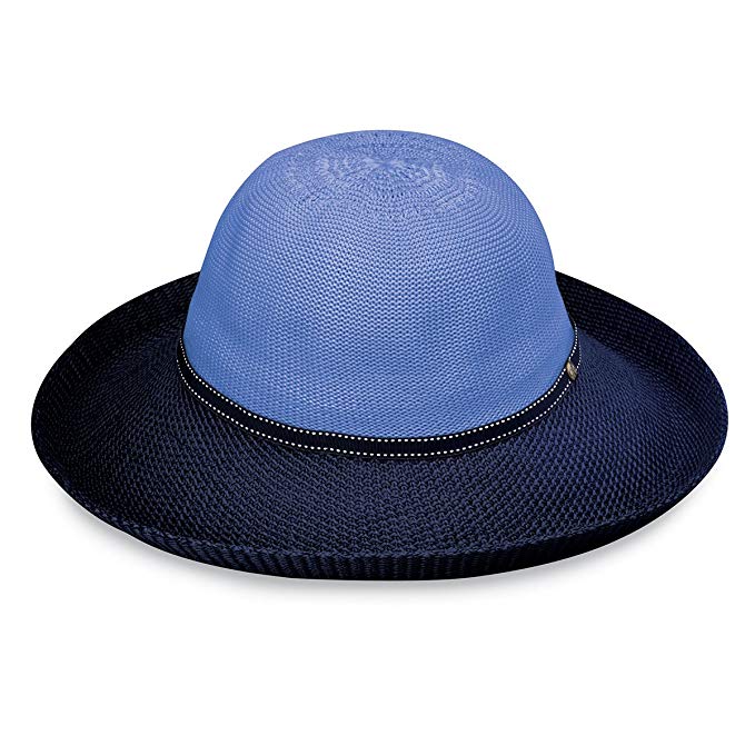 Wallaroo Hat Company Women's Victoria Two-Toned Sun Hat - UPF 50+ - Packable