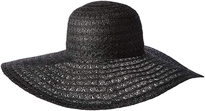 ‘ale by alessandra Women's Chantilly Lace Weave Toyo Floppy Hat