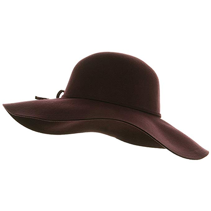 SS/Sophia Ribbon Band Wool Hat - Purple