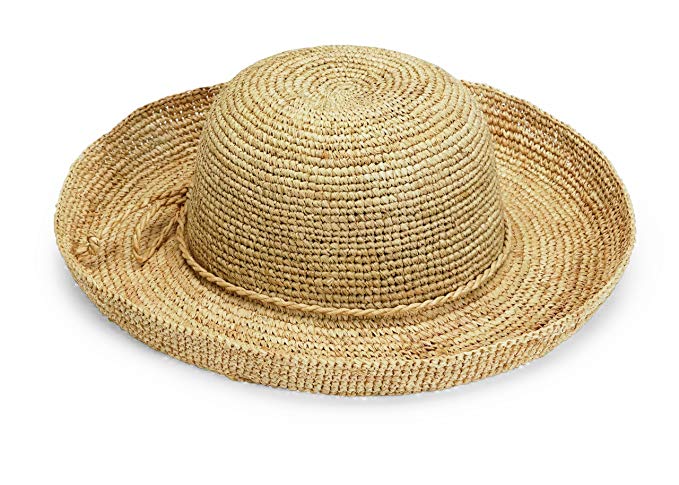 Wallaroo Hat Company Women's Catalina Sun Hat - Handwoven Twisted Raffia Sun Hat